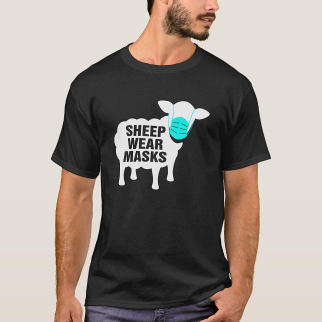Sheep Wear Masks T-Shirt (Front)