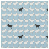 Sheep white black fun animal herd