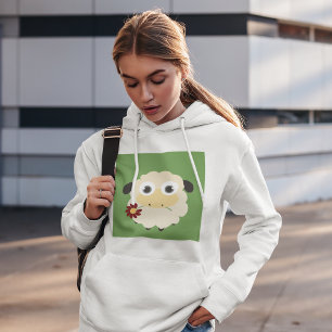 Sheep With A Flower Hoodie