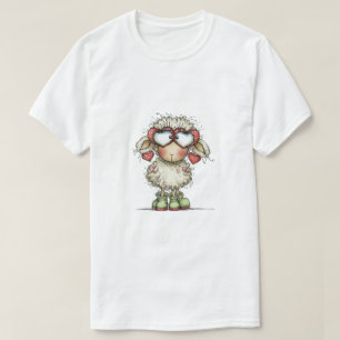 Sheep with Concept Artistic Design T-Shirt