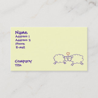 Sheep with Heart Business Card