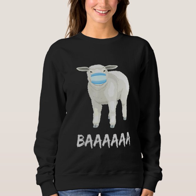 Sheep With Mask . Sweatshirt (Front)