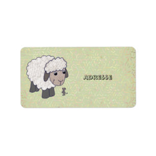 sheep with mouse label