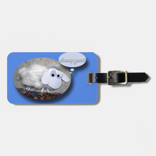Sheep Year? Chinese New Year 2015 Luggage Tag (Front Horizontal)