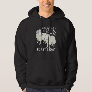 Sheep You Never Get Over Your First Love Him Or He Hoodie