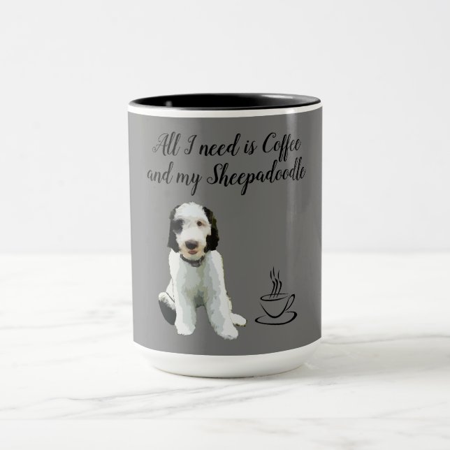 Sheepadoodle Coffee Mug (Center)