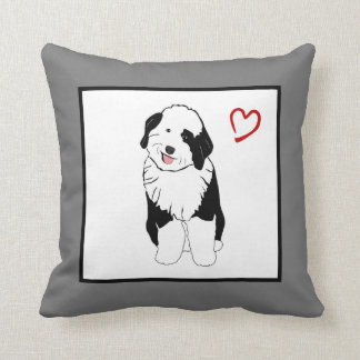 Sheepadoodle Decorative Pillow