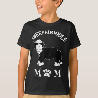 Sheepadoodle Mum Puppy Cute Pet Animal Dog Lover G T-Shirt