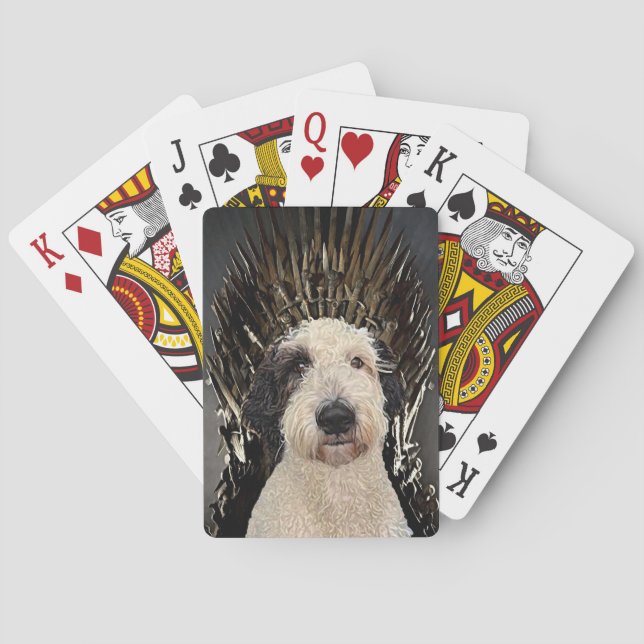 Sheepadoodle Playing Cards (Back)