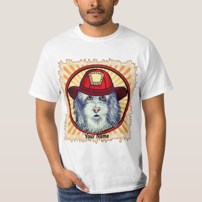 Sheepdog Firefighter  T-Shirt (Front)