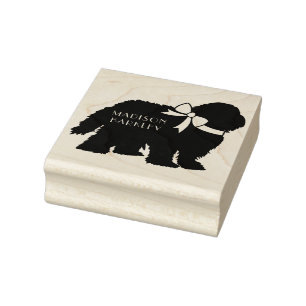 Sheepdog Puppy Old English Sheep Dog Rubber Stamp