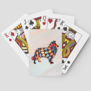 Sheepdog - Tear Drop Playing Cards