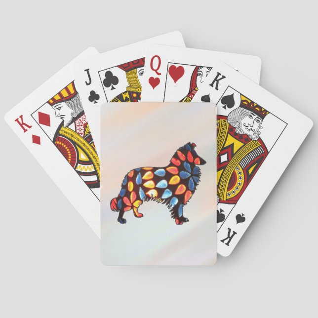 Sheepdog - Tear Drop Playing Cards (Back)