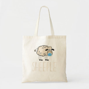 Sheeple sheep wear mask funny TShirt Tote Bag