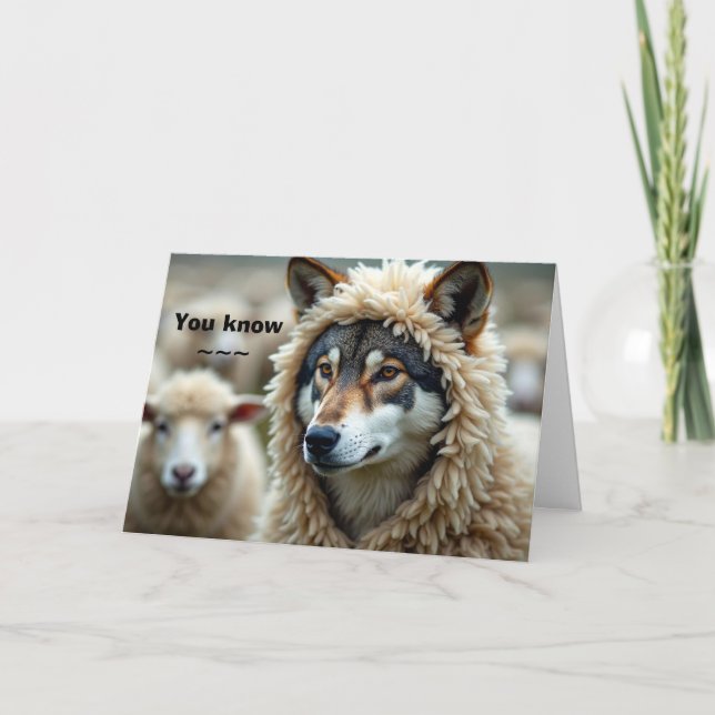 SHEEP'S CLOTHING SUPPORT CARD (Front)