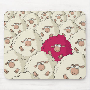 Sheeps Pattern Mouse Mat