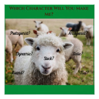 Sheep's Question Poster