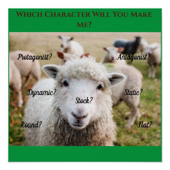 Sheep's Question Poster (Front)