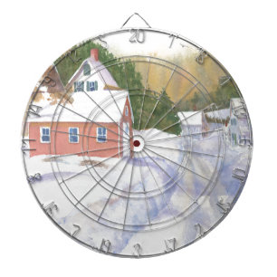 Sheepscott Maine Road Dartboard