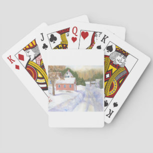 Sheepscott Maine Road Playing Cards