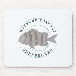 Sheepshead Fishing Fishy Fisherman Funny Fishing L Mouse Mat