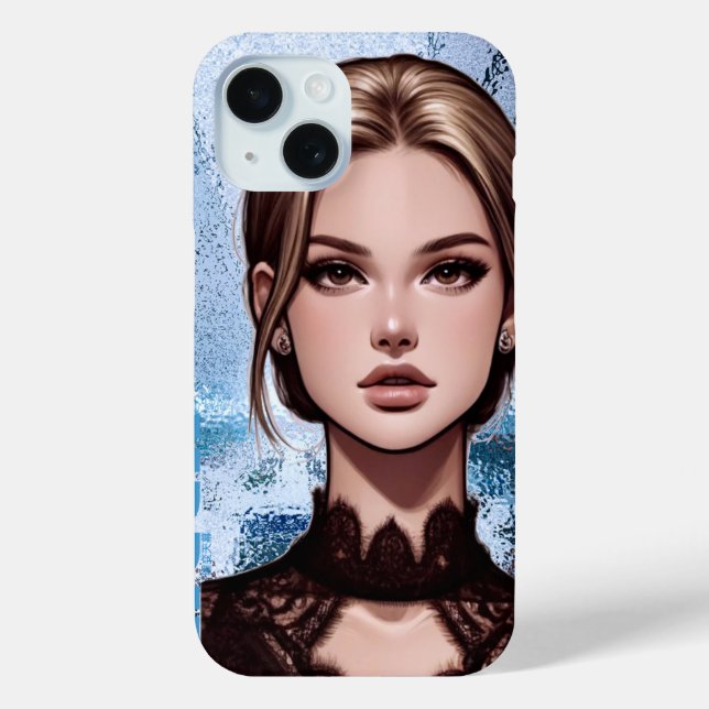 SHEER.曜变天幕.人物肖像 Case-Mate iPhone CASE (Back)