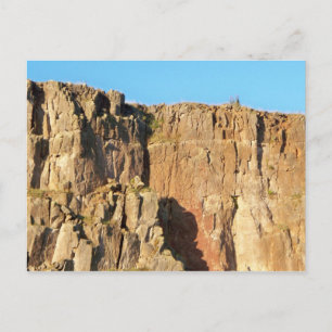 Sheer Cliff Face Postcard