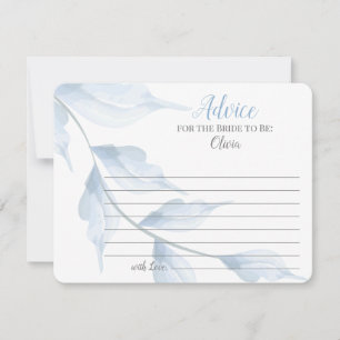 Sheer Dusty Blue  Advice for the Bride to Be