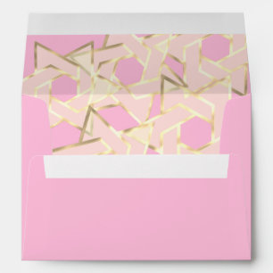 Sheer Gold Star of David Envelope