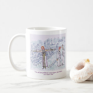 Sheer PC right hand cartoon mug