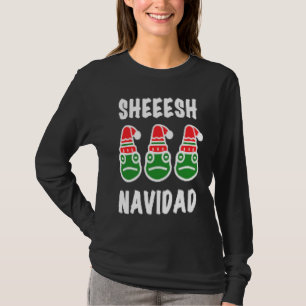 SHEESH Navidad King Julio Frog Meme Christmas T-Shirt