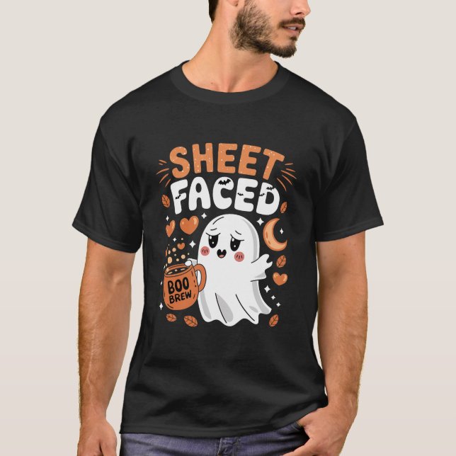 Sheet Faced Boo brew T-Shirt (Front)