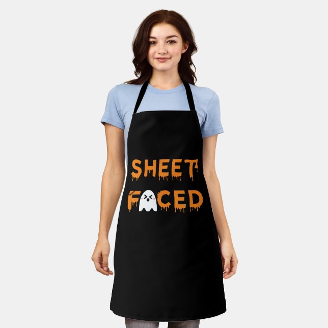 Sheet Faced Orange Apron (Worn)