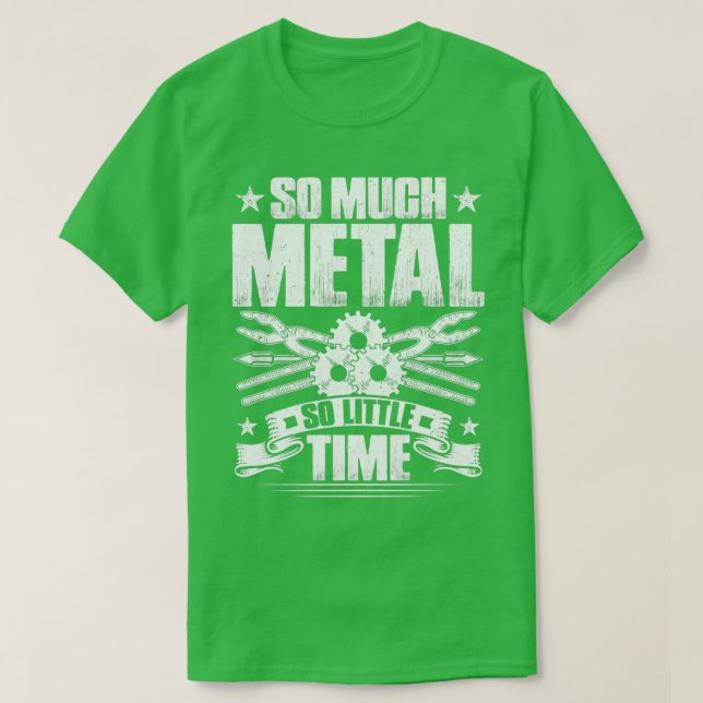 Sheet Metal Worker Metalworker Gift Idea Present 3 T-Shirt (Design Front)