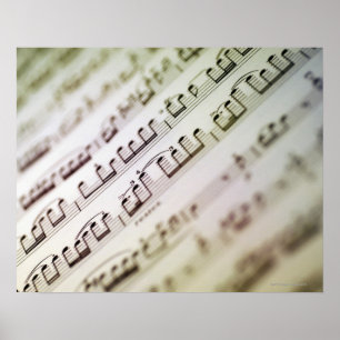 Sheet Music 11 Poster