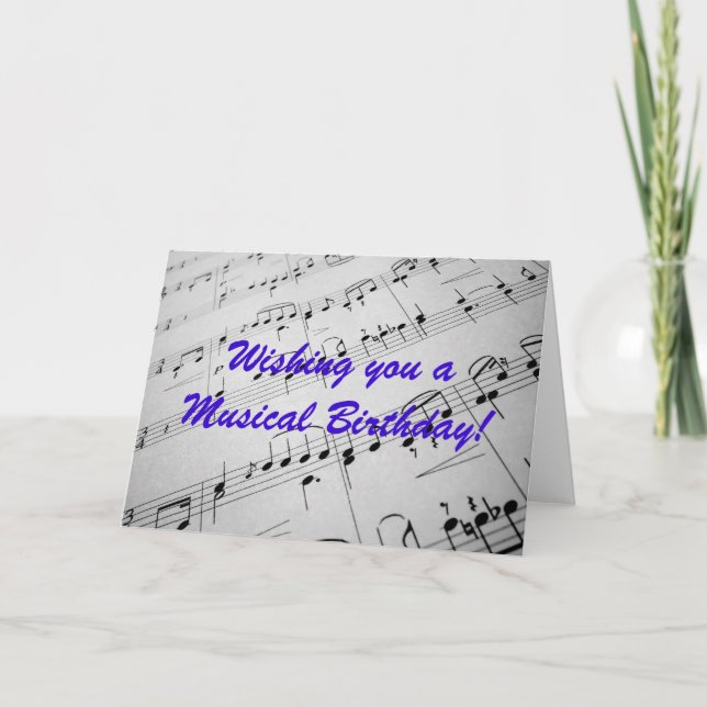 Sheet Music Card (Front)