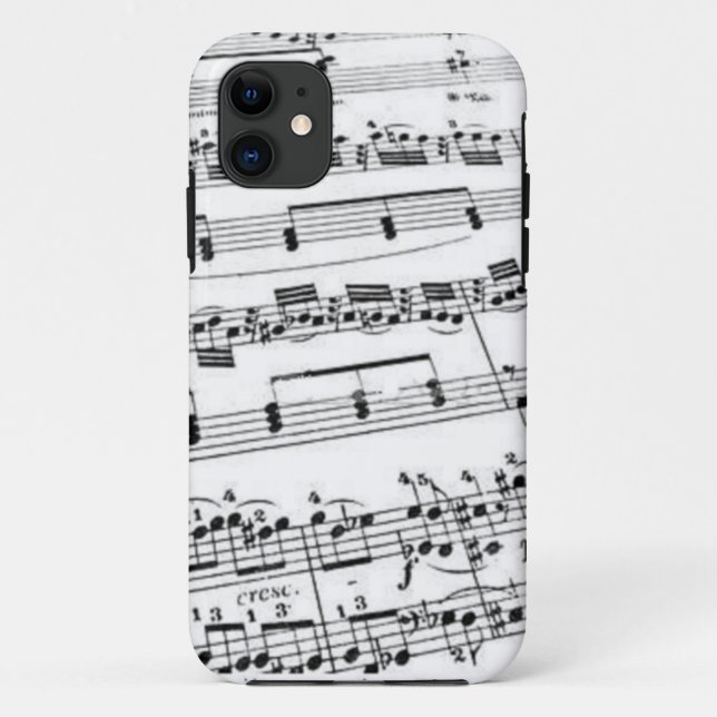 Sheet Music Case-Mate iPhone Case (Back)