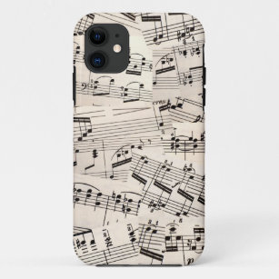 Sheet Music Collage iPhone 11 Case