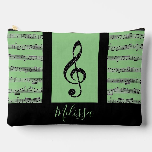 Sheet music cosmetic bag (Front)