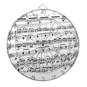 Sheet Music Dartboard