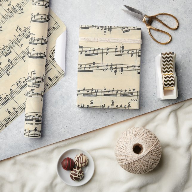 Sheet Music Design  Wrapping Paper (Crafts)