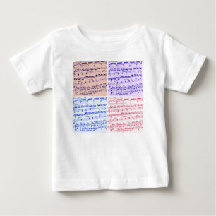 Sheet Music/Glee Club Baby T-Shirt