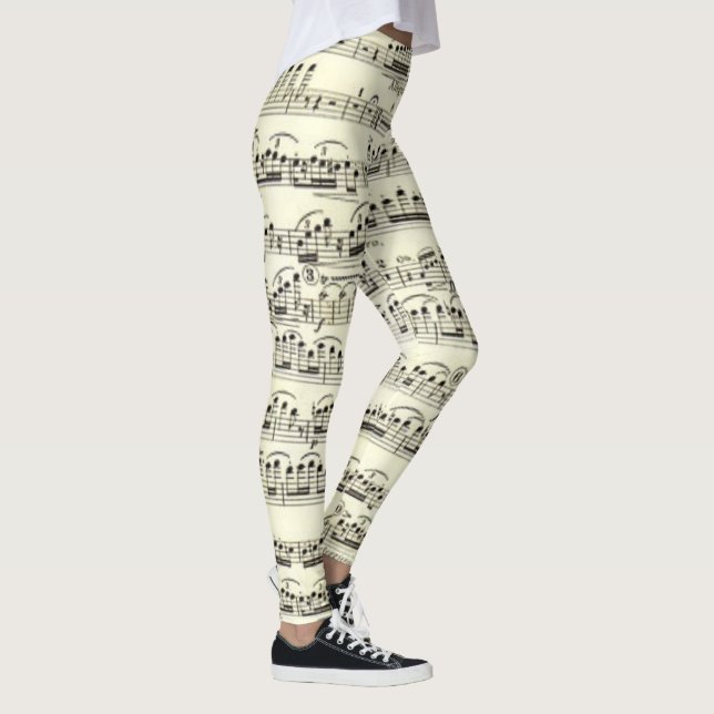 Sheet Music Leggings (Right)