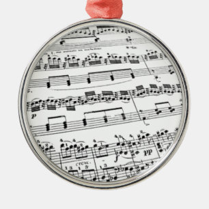 Sheet Music Metal Tree Decoration