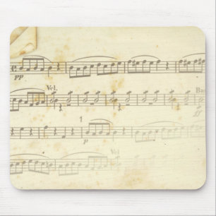 sheet music mouse mat