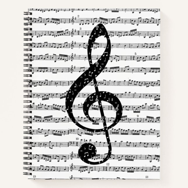 Sheet music notebook (Front)