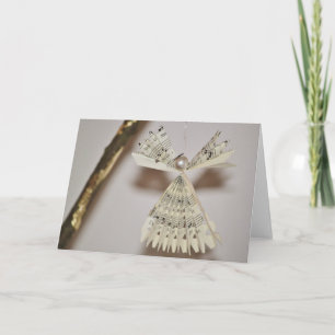 Sheet Music Notes Christmas Angel Pearl