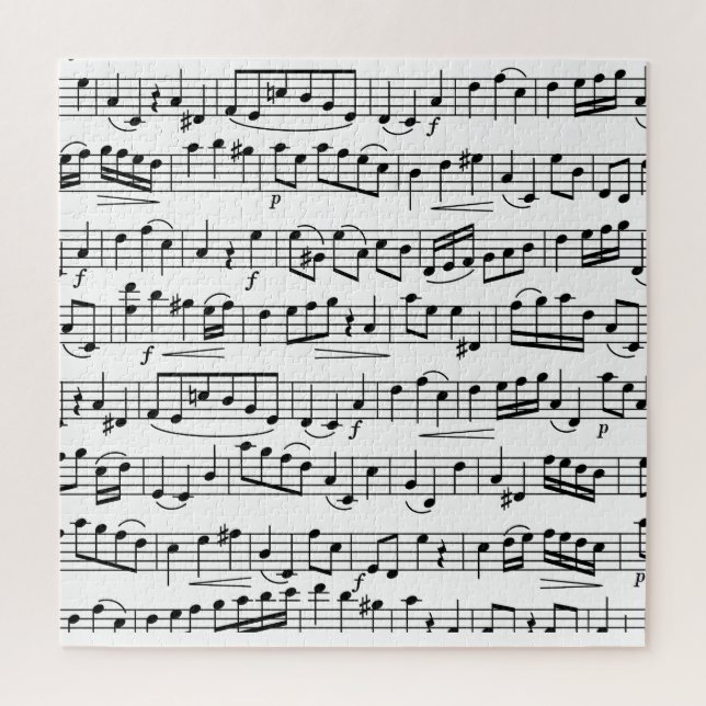 Sheet Music Notes           Jigsaw Puzzle (Vertical)