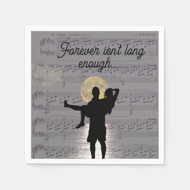 Sheet Music Paper Napkins (Front)