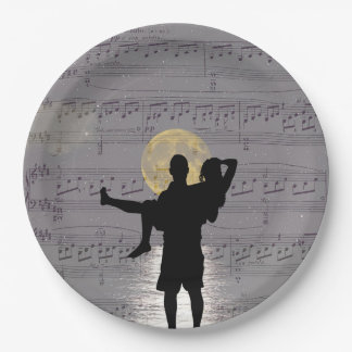 Sheet Music Paper Plates